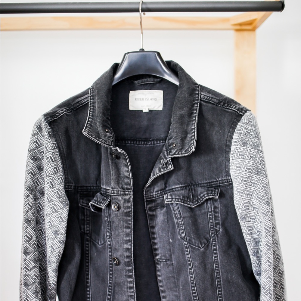 Denim Jacket with Prints